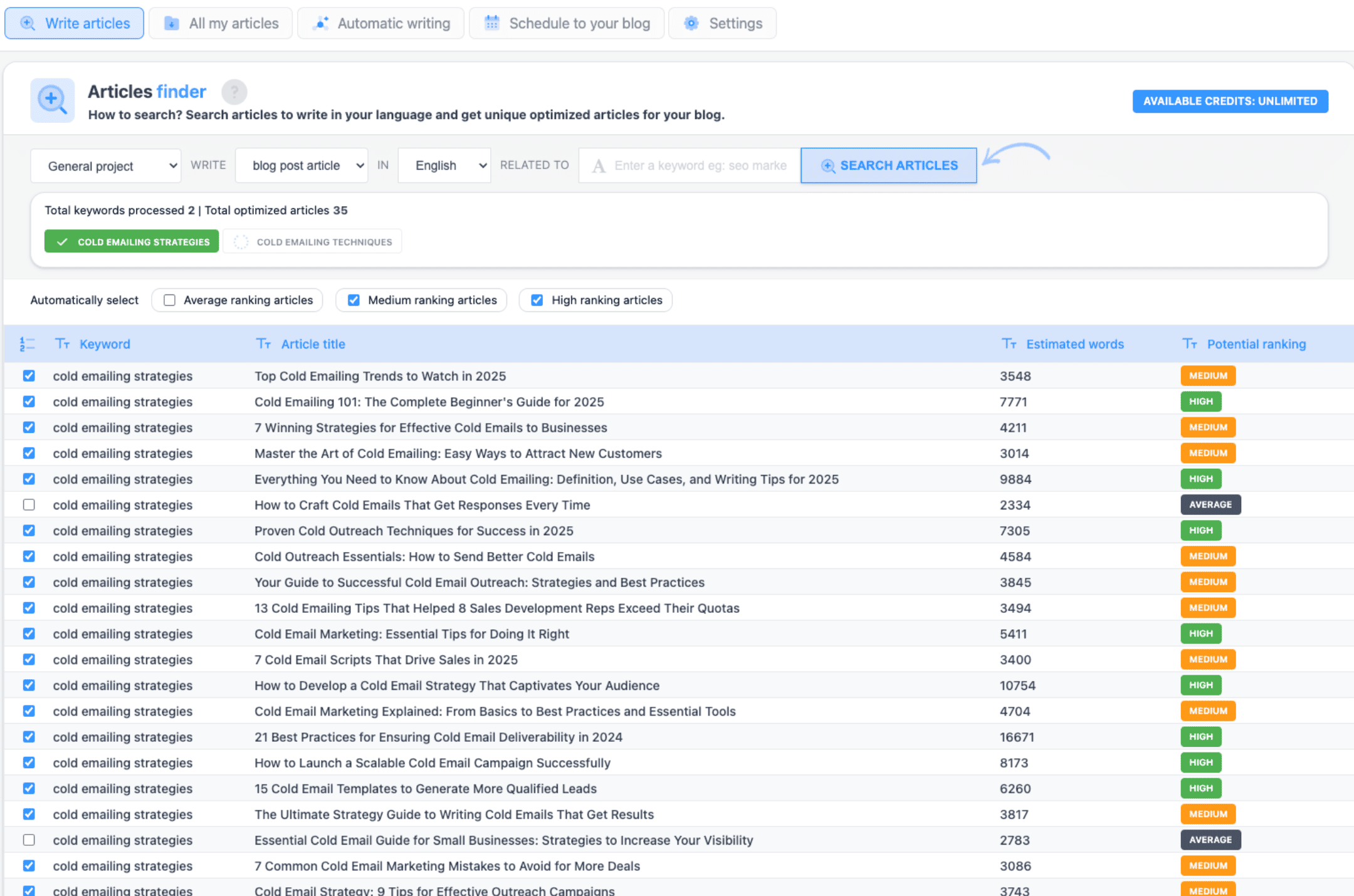 Daily Domain Leads Demo
